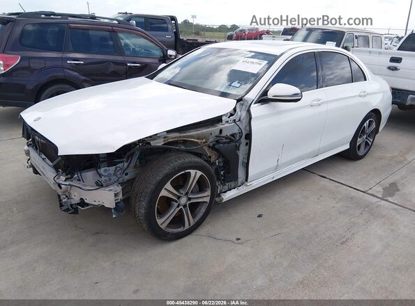 WDDZF4KB6HA136012 2017 MERCEDES-BENZ E-CLASS White წინა მარცხენა ხედი სამი მეოთხედიდან