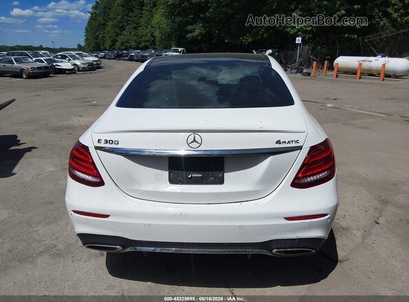 WDDZF4KB6JA463483 2018 MERCEDES-BENZ E-CLASS White 