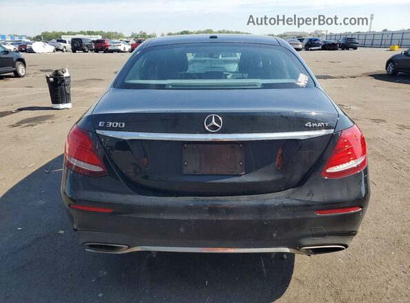 WDDZF4KB6JA480171 2018 MERCEDES-BENZ E Черный Вид сзади