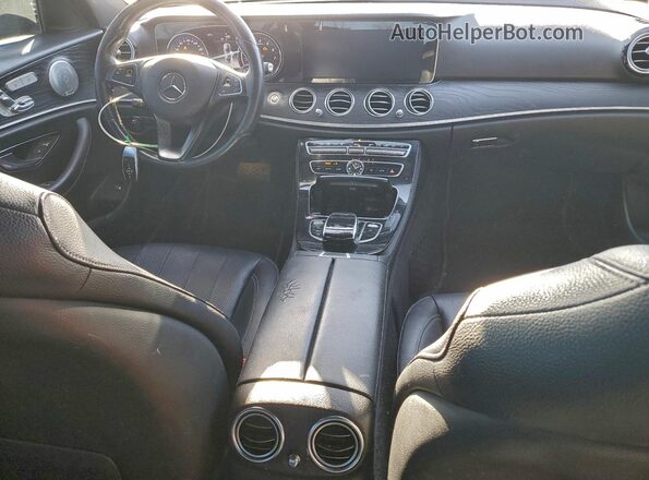 WDDZF4KB7HA027977 2017 MERCEDES-BENZ E Black Առջևի վահանակի տեսք