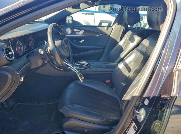 WDDZF4KB7HA027977 2017 MERCEDES-BENZ E Black Սալոնի դիմացի տեսք