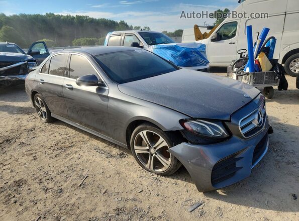 WDDZF4KB7HA076113 2017 MERCEDES-BENZ E Gray Przód prawy