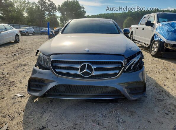 WDDZF4KB7HA076113 2017 MERCEDES-BENZ E Gray Widok z przodu