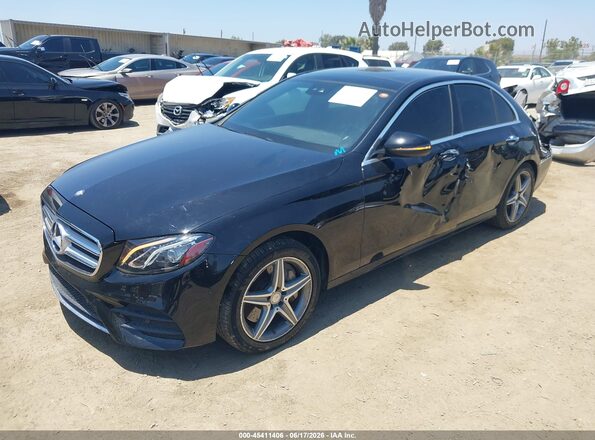 WDDZF4KB7HA112785 2017 MERCEDES-BENZ E-CLASS Black წინა მარცხენა ხედი სამი მეოთხედიდან
