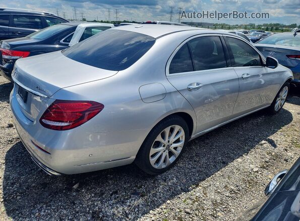 WDDZF4KB7HA233333 2017 MERCEDES-BENZ E Silver Tył prawy