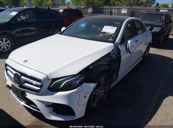 WDDZF4KB7KA622979 2019 MERCEDES-BENZ E-CLASS Белый Передняя левая четверть