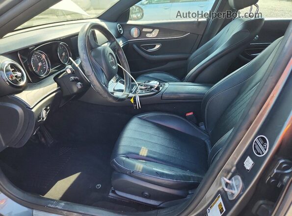 WDDZF4KB8HA032914 2017 MERCEDES-BENZ E Gray Front interior view