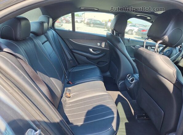 WDDZF4KB8HA032914 2017 MERCEDES-BENZ E Gray Rear seats view