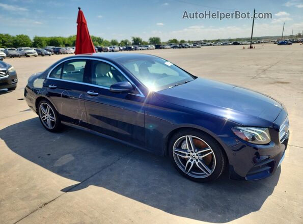 WDDZF4KB8KA585781 2019 MERCEDES-BENZ E Blue Передня права чверть