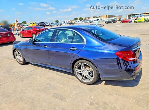 WDDZF4KB8KA585781 2019 MERCEDES-BENZ E Blue Задня ліва чверть