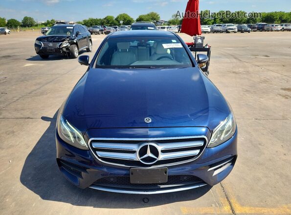 WDDZF4KB8KA585781 2019 MERCEDES-BENZ E Blue Вид спереду