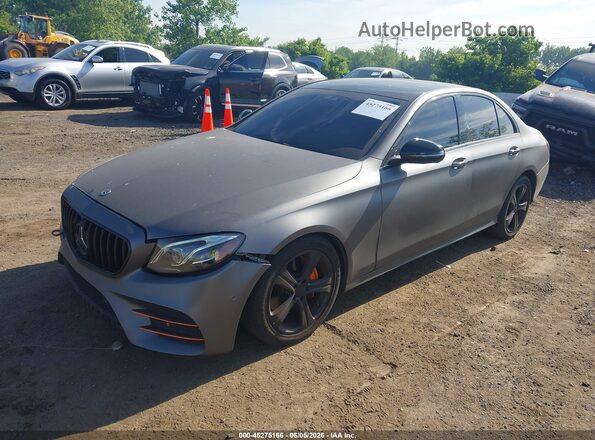 WDDZF4KB9HA076503 2017 MERCEDES-BENZ E-CLASS Gray Vista tres cuartos delantera izquierda