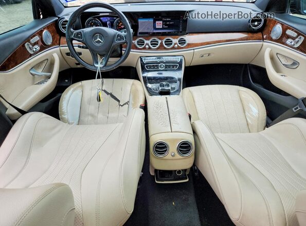 WDDZF4KB9HA208109 2017 MERCEDES-BENZ E Blue Առջևի վահանակի տեսք