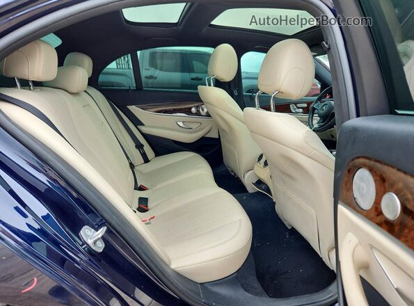 WDDZF4KB9HA208109 2017 MERCEDES-BENZ E Blue Հետևի նստատեղերի տեսք