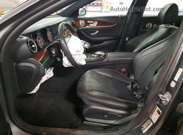 WDDZF4KB9JA398872 2018 MERCEDES-BENZ E Gray Front interior view