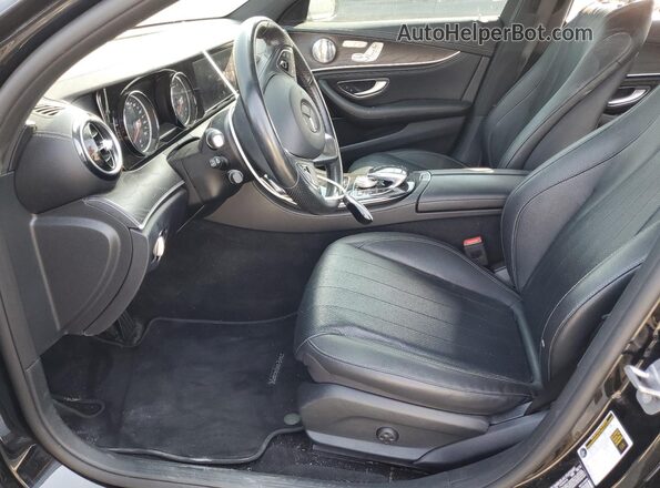 WDDZF4KBXHA091396 2017 MERCEDES-BENZ E Black Widok wnętrza z przodu