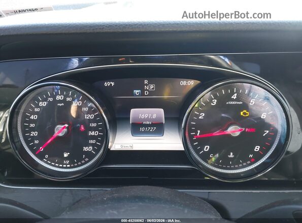 WDDZF4KBXHA167960 2017 MERCEDES-BENZ E-CLASS Черный Вид задних сидений