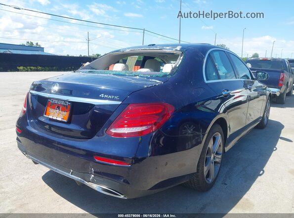 WDDZF4KBXHA195306 2017 MERCEDES-BENZ E-CLASS Blue Tył prawy