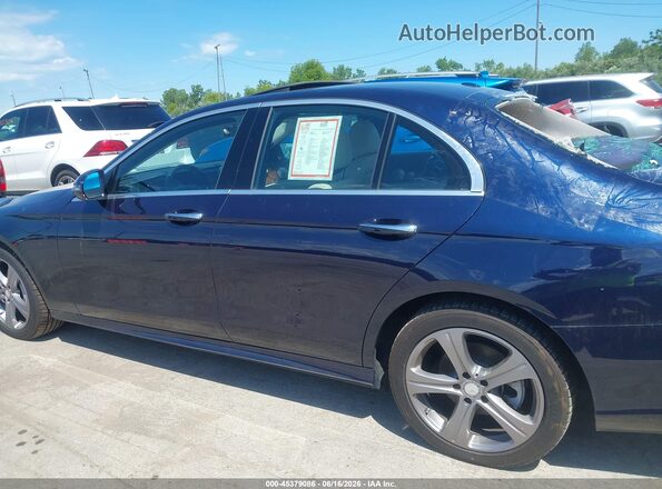 WDDZF4KBXHA195306 2017 MERCEDES-BENZ E-CLASS Blue Widok wnętrza 360 stopni