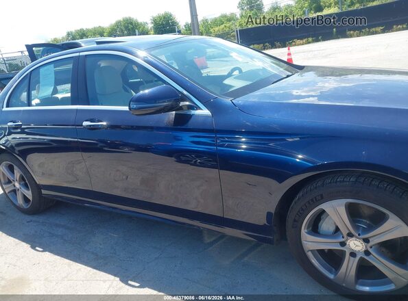 WDDZF4KBXHA195306 2017 MERCEDES-BENZ E-CLASS Blue Widok wnętrza z tyłu