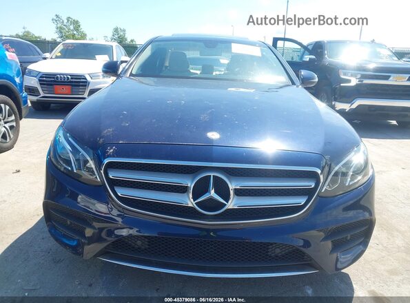 WDDZF4KBXHA195306 2017 MERCEDES-BENZ E-CLASS Blue Widok zestawu wskaźników