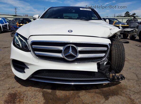 WDDZF4KBXHA201878 2017 MERCEDES-BENZ E White Front view