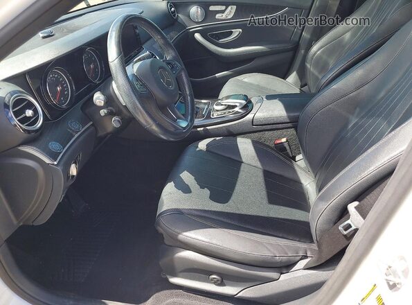 WDDZF4KBXHA201878 2017 MERCEDES-BENZ E White Front interior view