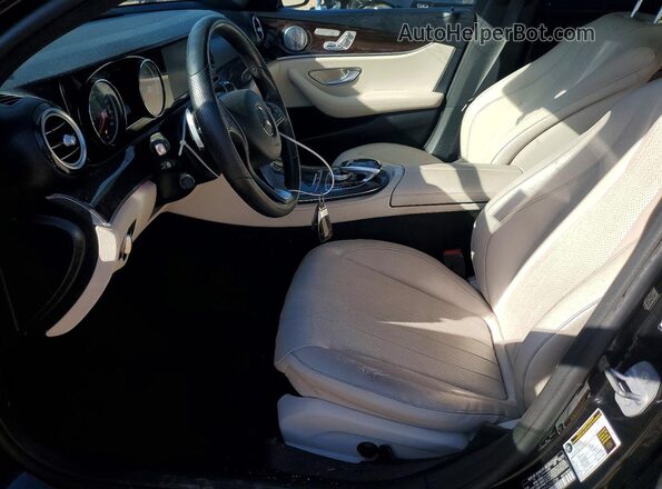 WDDZF4KBXHA253236 2017 MERCEDES-BENZ E Black Widok wnętrza z przodu