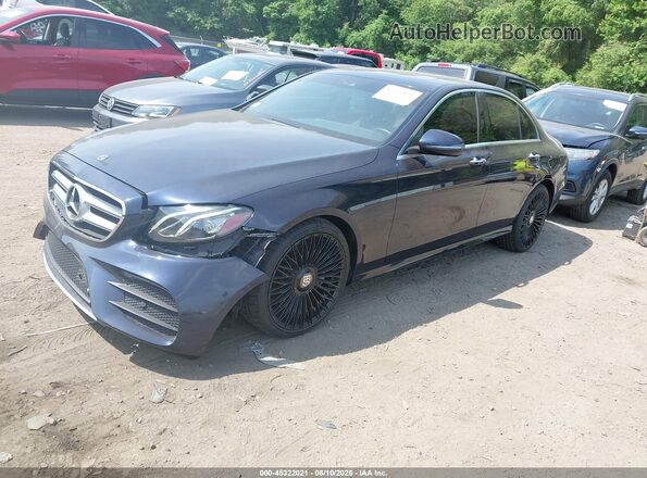 WDDZF4KBXJA332475 2018 MERCEDES-BENZ E-CLASS Blue Vista tres cuartos delantera izquierda