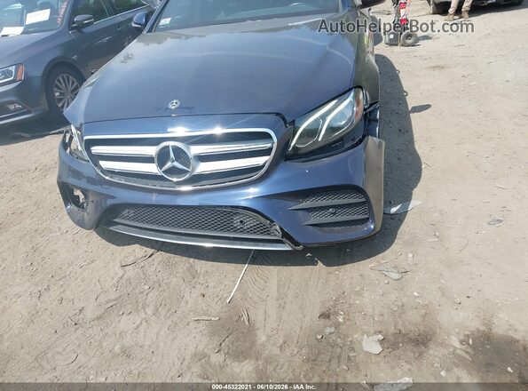 WDDZF4KBXJA332475 2018 MERCEDES-BENZ E-CLASS Blue Vista del cuadro de instrumentos
