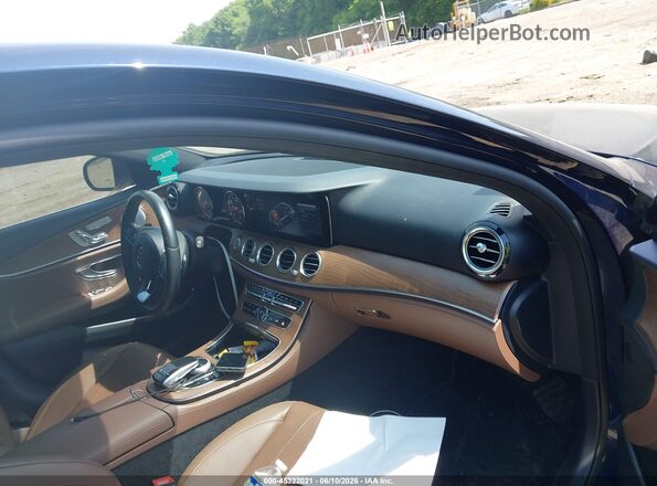 WDDZF4KBXJA332475 2018 MERCEDES-BENZ E-CLASS Blue Vista interior delantera