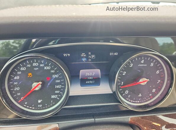 WDDZF4KBXKA551874 2019 MERCEDES-BENZ E Black Widok zestawu wskaźników