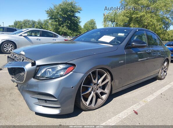 WDDZF6EB5JA301674 2018 MERCEDES-BENZ AMG E 43 Gray წინა მარცხენა ხედი სამი მეოთხედიდან
