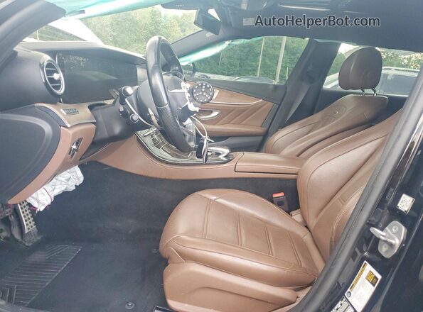 WDDZF6EB6HA252222 2017 MERCEDES-BENZ E Black Вид салону спереду