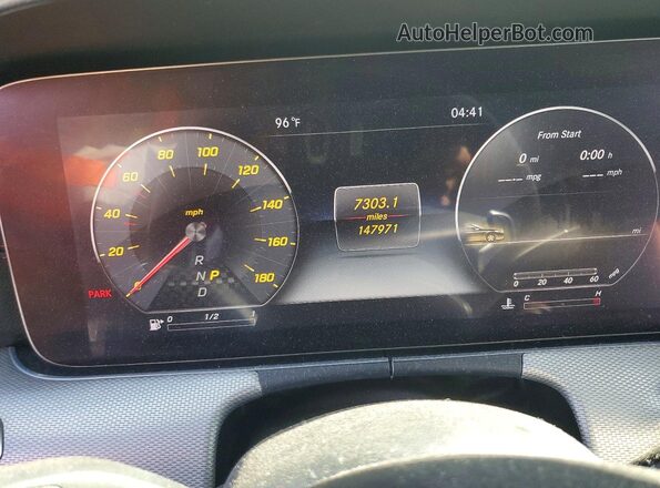 WDDZF6EB8JA401137 2018 MERCEDES-BENZ E Белый Вид щитка приборов