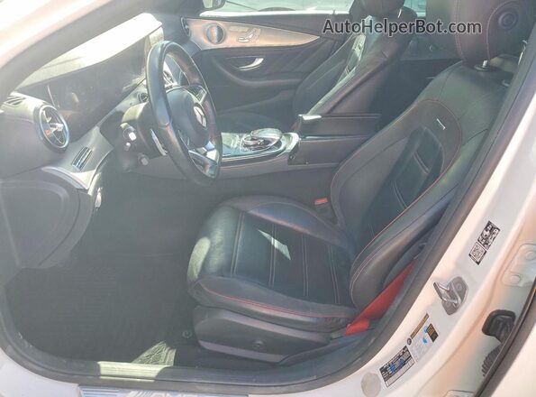 WDDZF6EB8JA401137 2018 MERCEDES-BENZ E Белый Вид салона спереди
