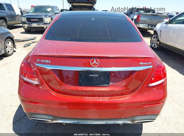 WDDZF6JB4KA596404 2019 MERCEDES-BENZ E-CLASS Maroon 
