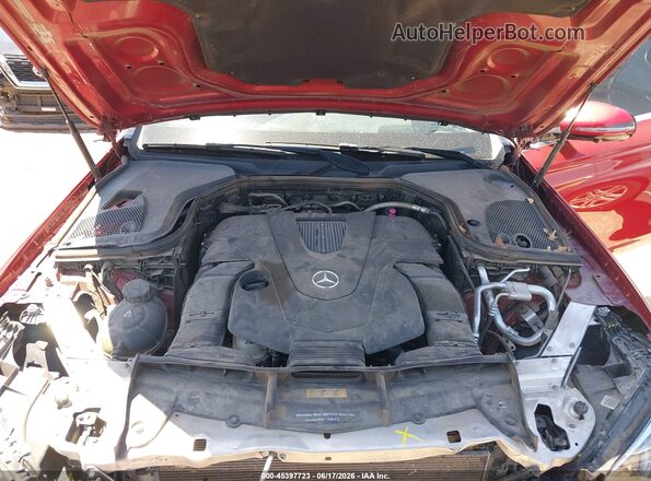WDDZF6JB4KA596404 2019 MERCEDES-BENZ E-CLASS Maroon Հետևի տեսք