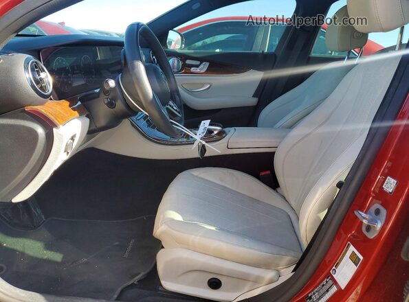WDDZF8EB1LA742622 2020 MERCEDES-BENZ E Red Սալոնի դիմացի տեսք