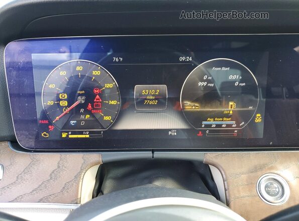 WDDZF8EB6LA704030 2020 MERCEDES-BENZ E Silver Вид щитка приладів