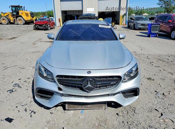 WDDZF8KB2JA431086 2018 MERCEDES-BENZ E Silver Widok z przodu