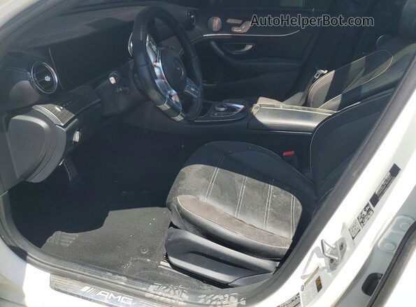 WDDZF8KB4KA529831 2019 MERCEDES-BENZ E White Widok wnętrza z przodu