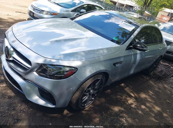 WDDZF8KB7JA384511 2018 MERCEDES-BENZ AMG E 63 Light Blue Передняя левая четверть