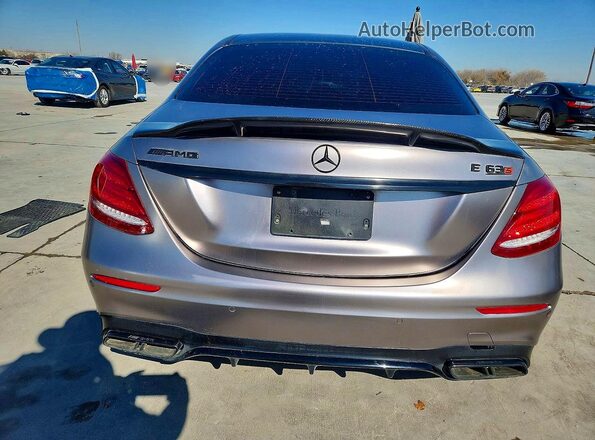 WDDZF8KB7KA510786 2019 MERCEDES-BENZ E Gray Rear view
