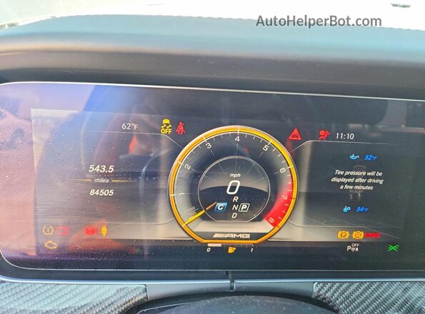 WDDZF8KB7KA510786 2019 MERCEDES-BENZ E Gray Instrument cluster view