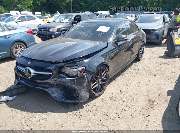 WDDZF8KB7LA746498 2020 MERCEDES-BENZ AMG E 63 Черный Передняя левая четверть