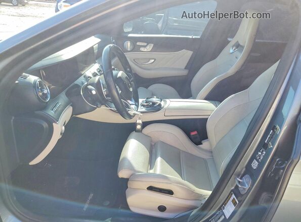 WDDZF8KB8JA458941 2018 MERCEDES-BENZ E Gray Вид салону спереду