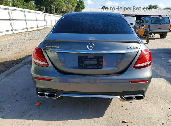 WDDZF8KB8JA458941 2018 MERCEDES-BENZ E Gray Вид ззаду