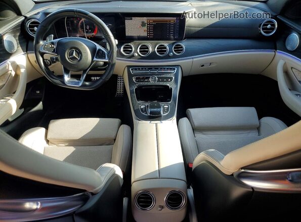 WDDZF8KB8JA458941 2018 MERCEDES-BENZ E Gray Вид панелі приладів