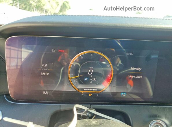 WDDZF8KB8JA458941 2018 MERCEDES-BENZ E Gray Вид щитка приладів